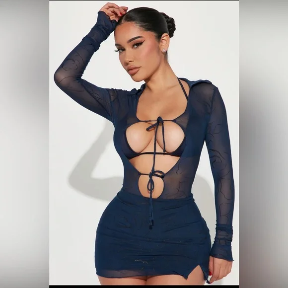 sexy fashion nova dress Erica Mena Brings the Heat in Side Cutout Imported. Fashion Nova sexy black dress,